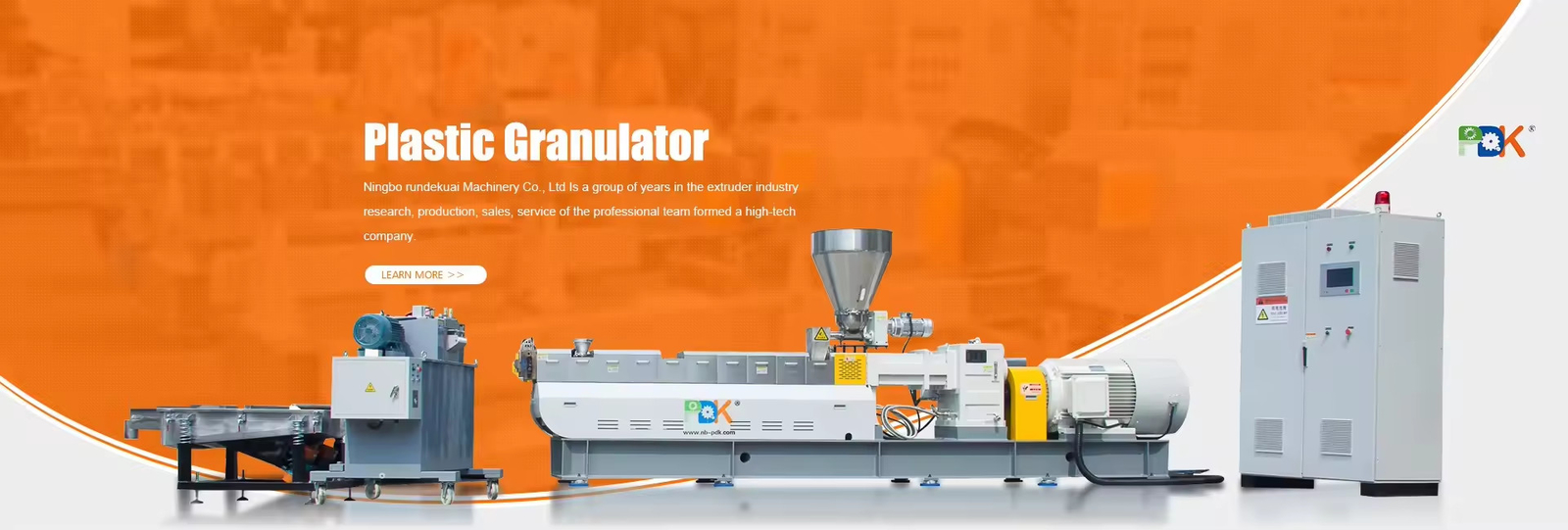 Machine en plastique d'extrudeuse