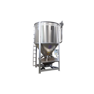 Moulin à mélangeur vertical en acier inoxydable pour machine à ruban à double vis en argent