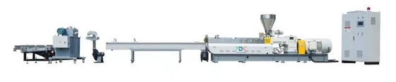 Extrudeuse en plastique à double vis parallèle en co-rotation pour granulateur de production de granulés ABS